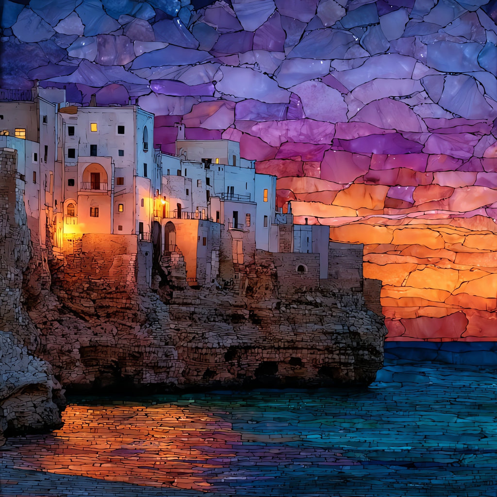 Polignano a Mare — ceramic art tile