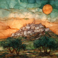 Ostuni — ceramic art tile