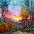 Pollino National Park — ceramic art tile