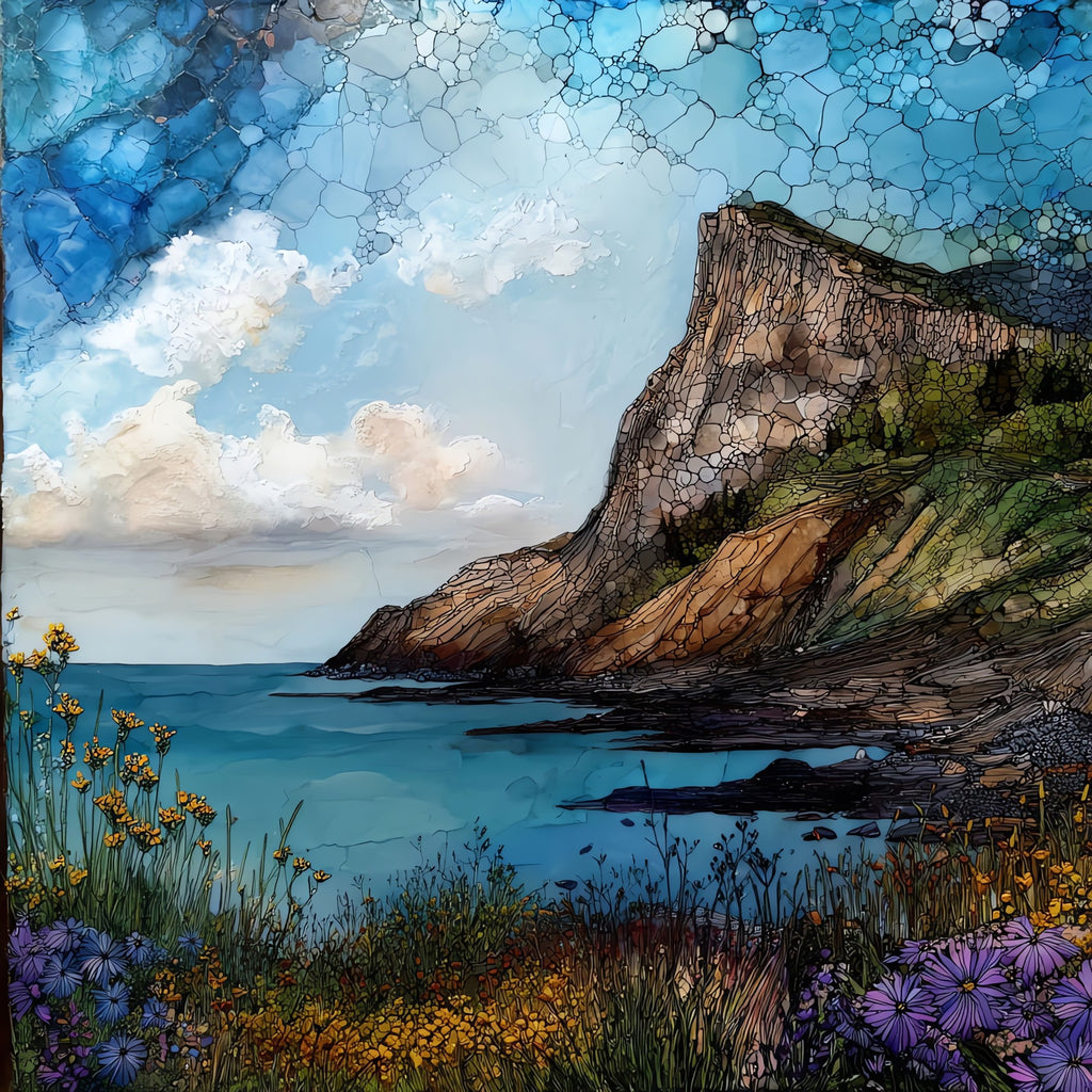 Conero Riviera — ceramic art tile