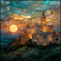 Monte Cassino Abbey — ceramic art tile