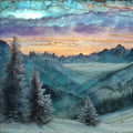 Val di Fiemme — ceramic art tile