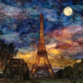 Eiffel Tower — ceramic art tile