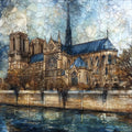 Notre-Dame de Paris — ceramic art tile