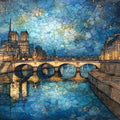 Île de la Cité — ceramic art tile