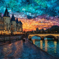 Pont Neuf — ceramic art tile