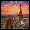 Montparnasse Tower View of Paris — ceramic art tile