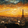Montparnasse Tower View — ceramic art tile