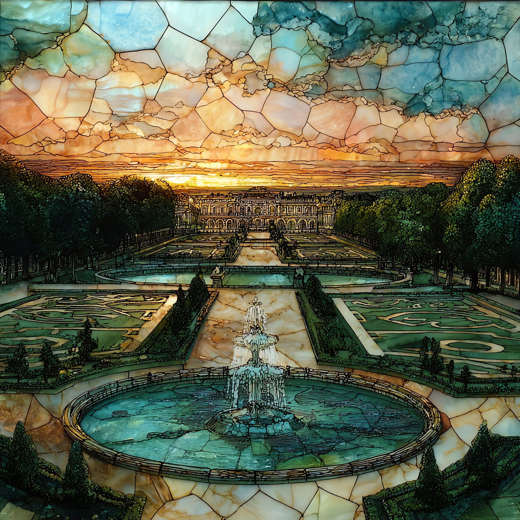 Versailles Parterre — ceramic art tile