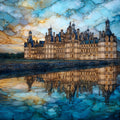 Chateau de Chambord — ceramic art tile