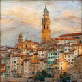 Menton Pastel Facades — ceramic art tile
