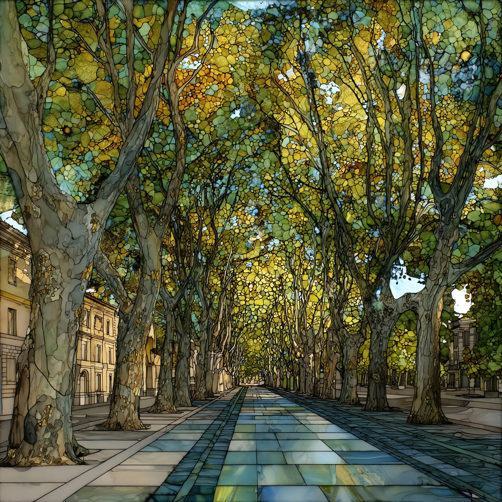 Cours Mirabeau — ceramic art tile