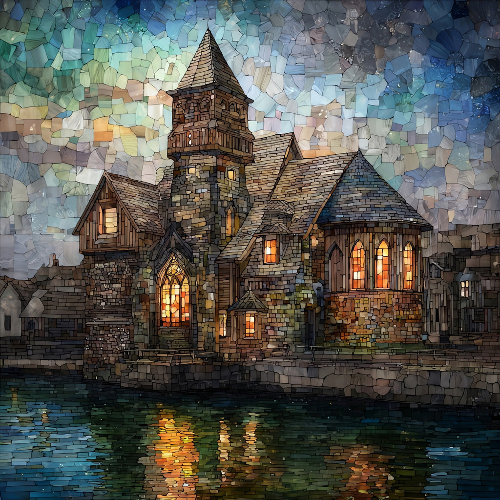 Sainte-Catherine Church — ceramic art tile