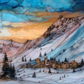 Val d'Isere — ceramic art tile