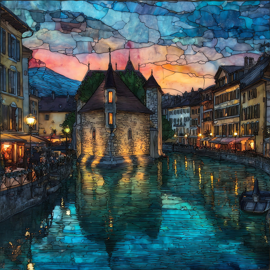 Pont des Amours — ceramic art tile