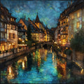 Petite France Strasbourg — ceramic art tile