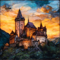 Haut-Koenigsbourg Castle — ceramic art tile