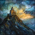 Pic du Midi de Bigorre — ceramic art tile