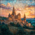 Vezelay Basilica — ceramic art tile