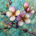 Provence Almond Bloom — ceramic art tile