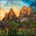 Passo Sella — ceramic art tile